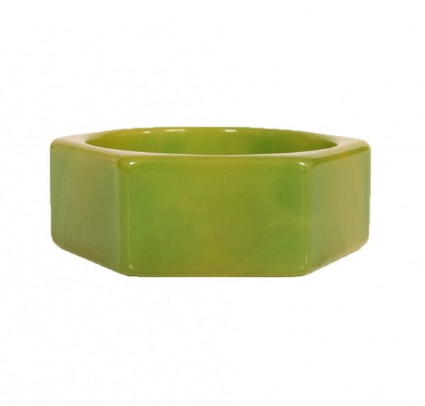 Bakelite Green Bracelet