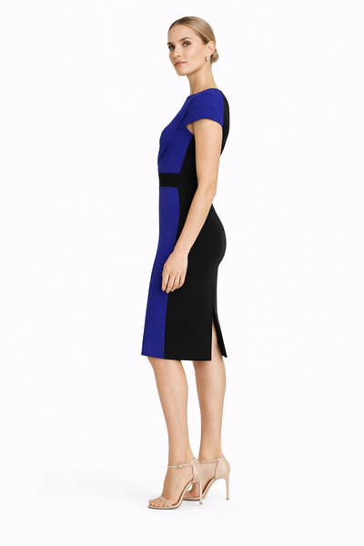 Roland Mouret Blue/Blk Dress