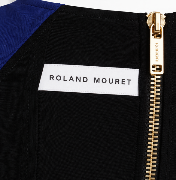 Roland Mouret Blue/Blk Dress
