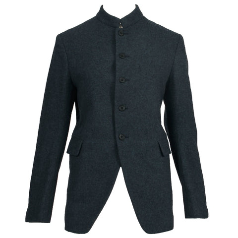 Comme Des Garcons Blue Wool Jacket