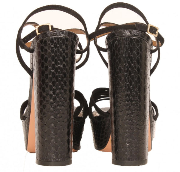 Aquazzura Black Platform Shoes