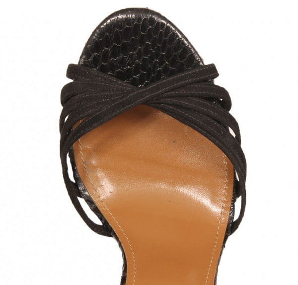 Aquazzura Black Platform Shoes