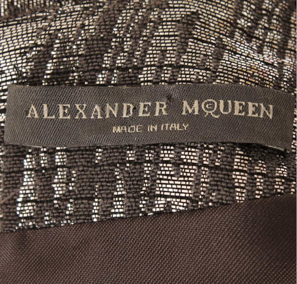 Alexander McQueen Silver Dress