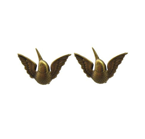 1950s Hummingbird Ear Clips
