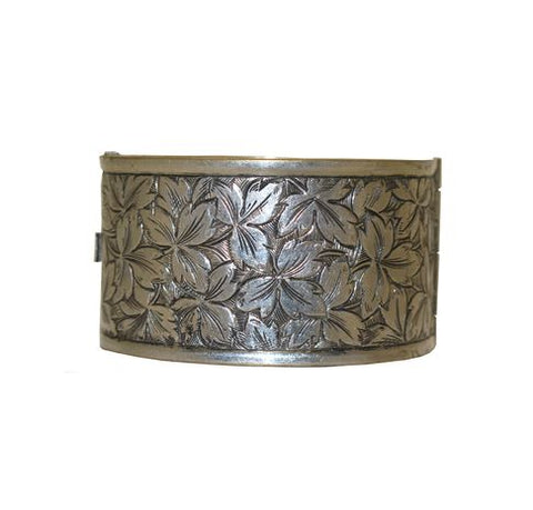 Victorian Engraved Metal Cuff