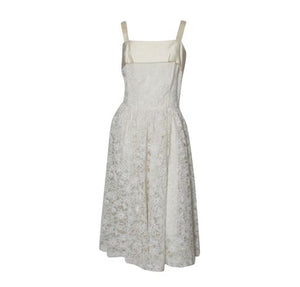 Vintage Melbray Ivory Lace Dress The Dresser London Vintage Melbray Ivory Lace Dress The Dresser London