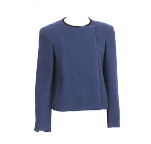 DVF Blue Wool Jacket