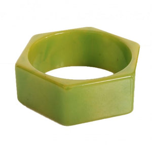 Bakelite Green Bracelet