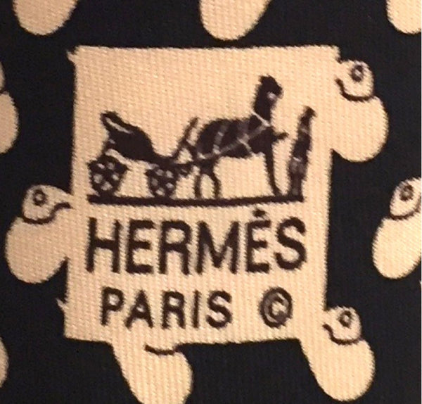 Hermes Silk Tie