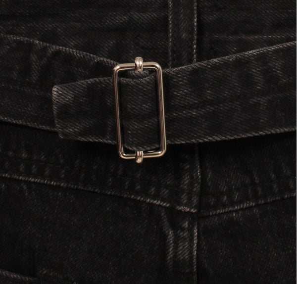 McQueen Washed Blk Jeans