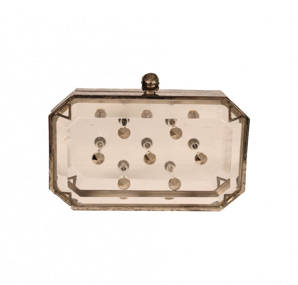 McQueen Skull Clutch