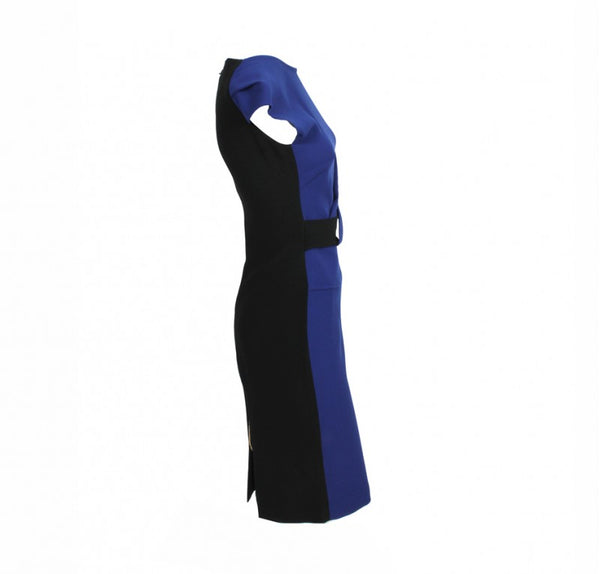 Roland Mouret Blue/Blk Dress