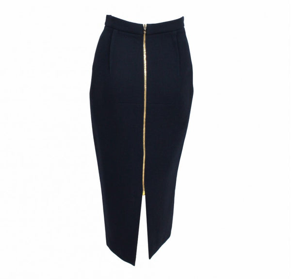 Roland Mouret Dk Navy Skirt