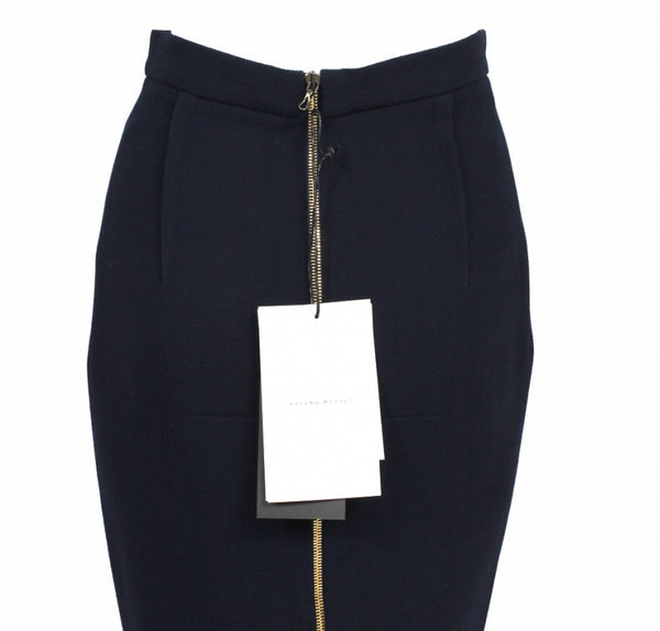 Roland Mouret Dk Navy Skirt