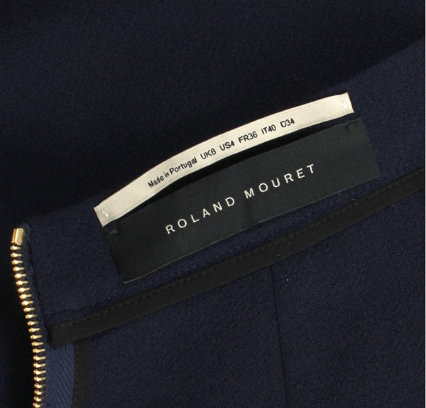 Roland Mouret Dk Navy Skirt