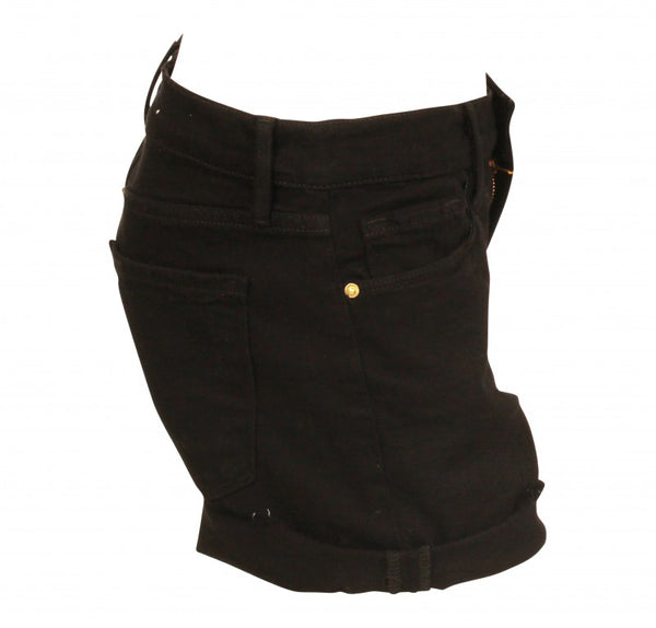 Frame Black Cotton Shorts