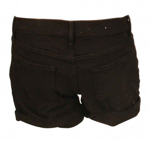 Frame Black Cotton Shorts