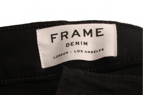 Frame Black Cotton Shorts