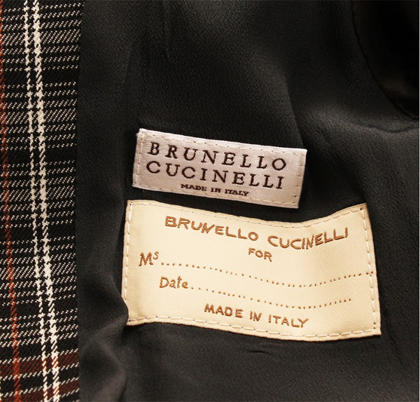 Brunello Cucinelli Check Jacket