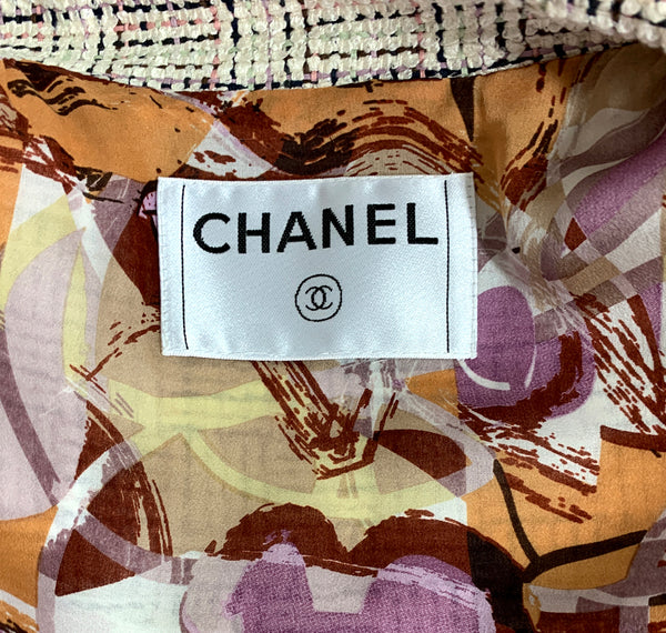 Chanel Pastel Check Jacket