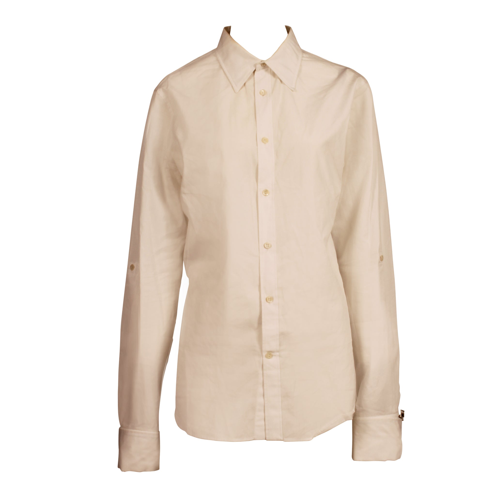 Alexander McQueen White Cotton Shirt