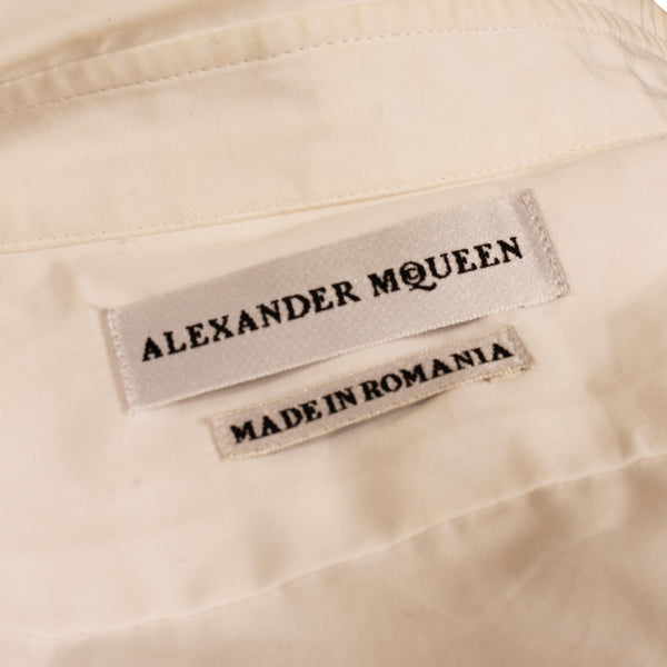 Alexander McQueen White Cotton Shirt