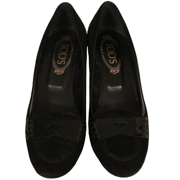 Tods kitten Heel Loafers
