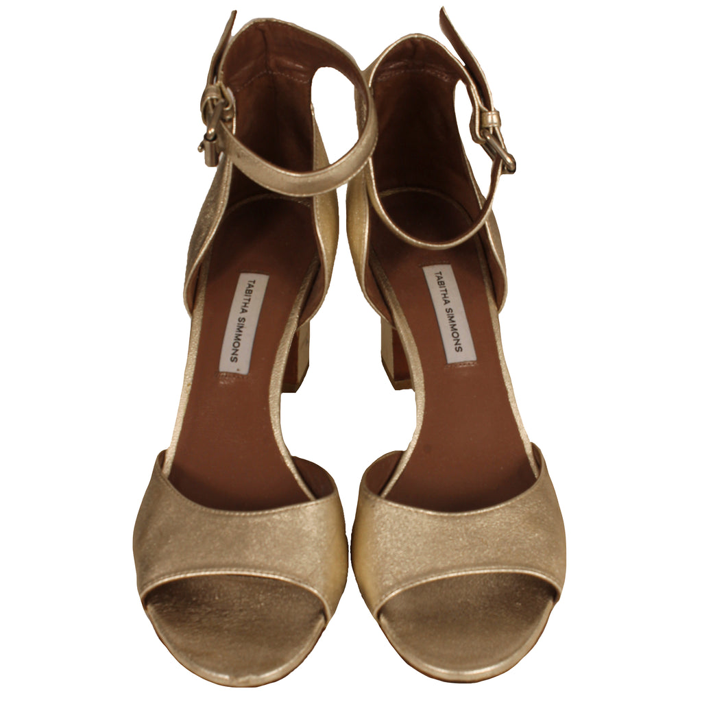 Tabitha Simmons Gold Shoes The Dresser London