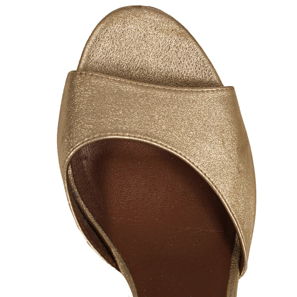 Tabitha Simmons Gold Shoes