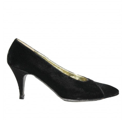 Chanel Velvet Shoes