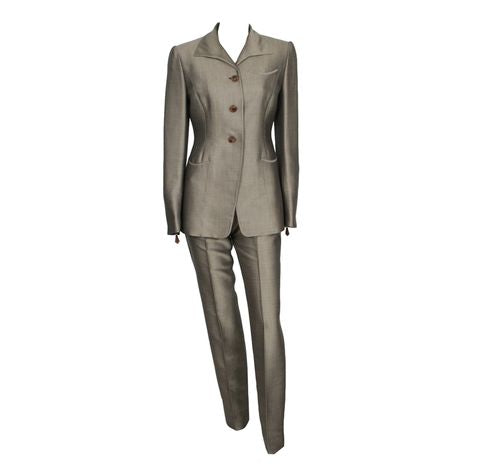 Grab the stylish Plain White Trouser Suit LSTV113227