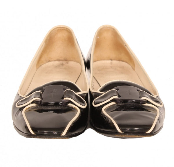 Ferragamo Patent Pumps
