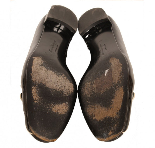 Ferragamo Patent Pumps