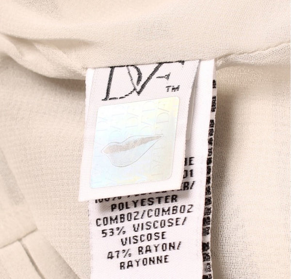 DVF Black and White Dress
