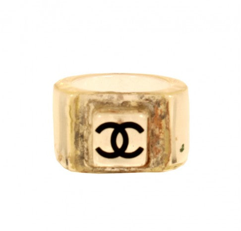 Chanel Vintage 18K Diamond Lucky Ring  18K Yellow Gold Band Rings   CHA833075  The RealReal