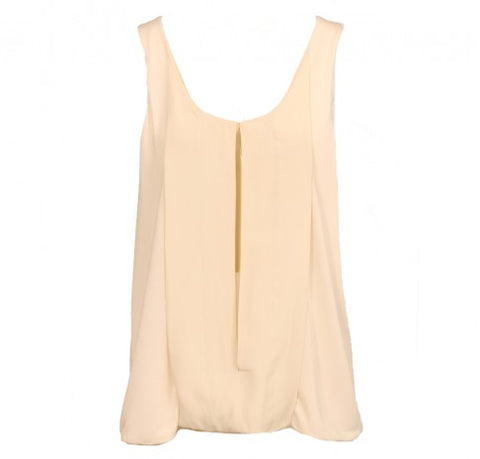 Chloe Cream Silk Top
