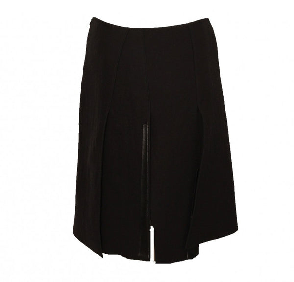 Prada Black Wool Skirt