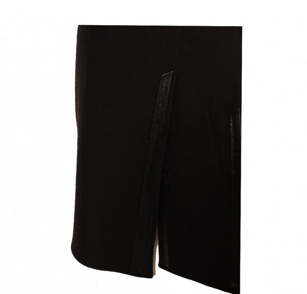 Prada Black Wool Skirt