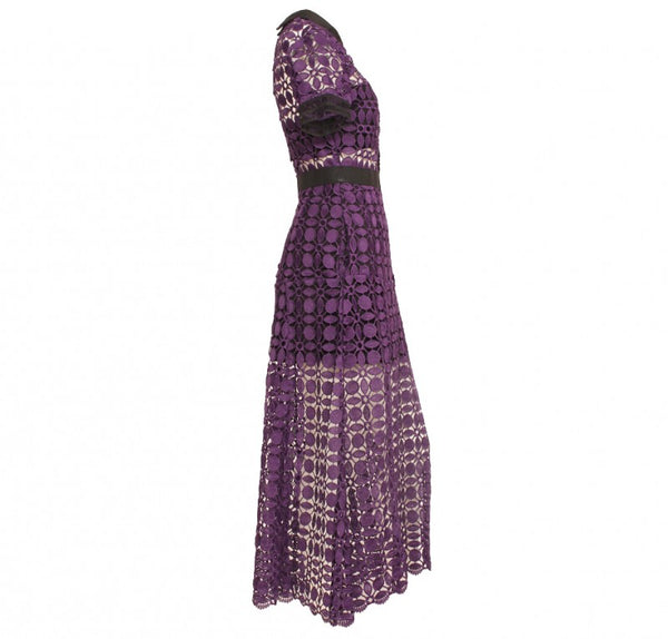 Self Portrait Purple Dress