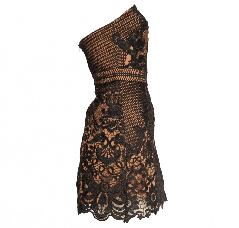 Self Portrait Short Black Dress The Dresser London Self Portrait Short Black Dress The Dresser London