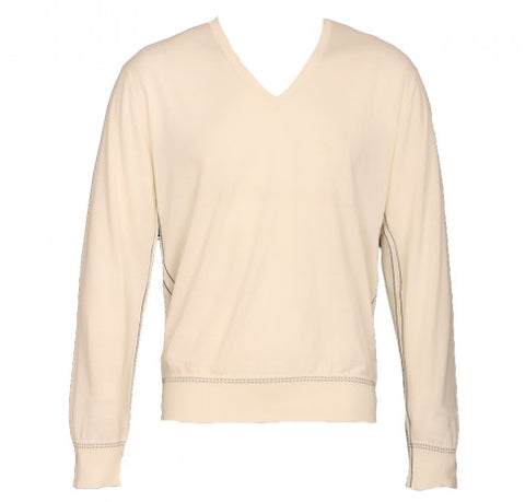 Paul Smith Cream & Navy Jumper