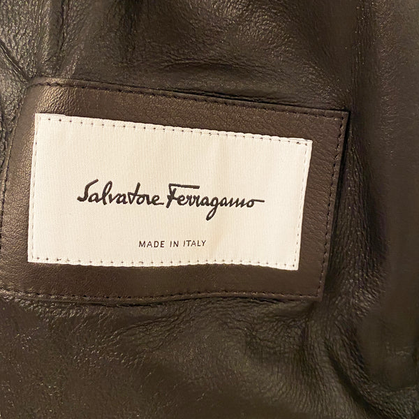 Salvatore Ferragamo Leather Jacket
