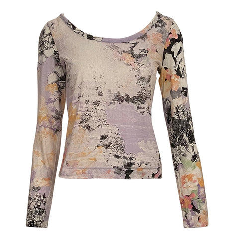 Just Cavalli Cotton Printed Top