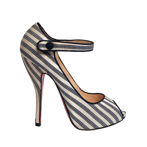 Christian Louboutin Striped Shoes